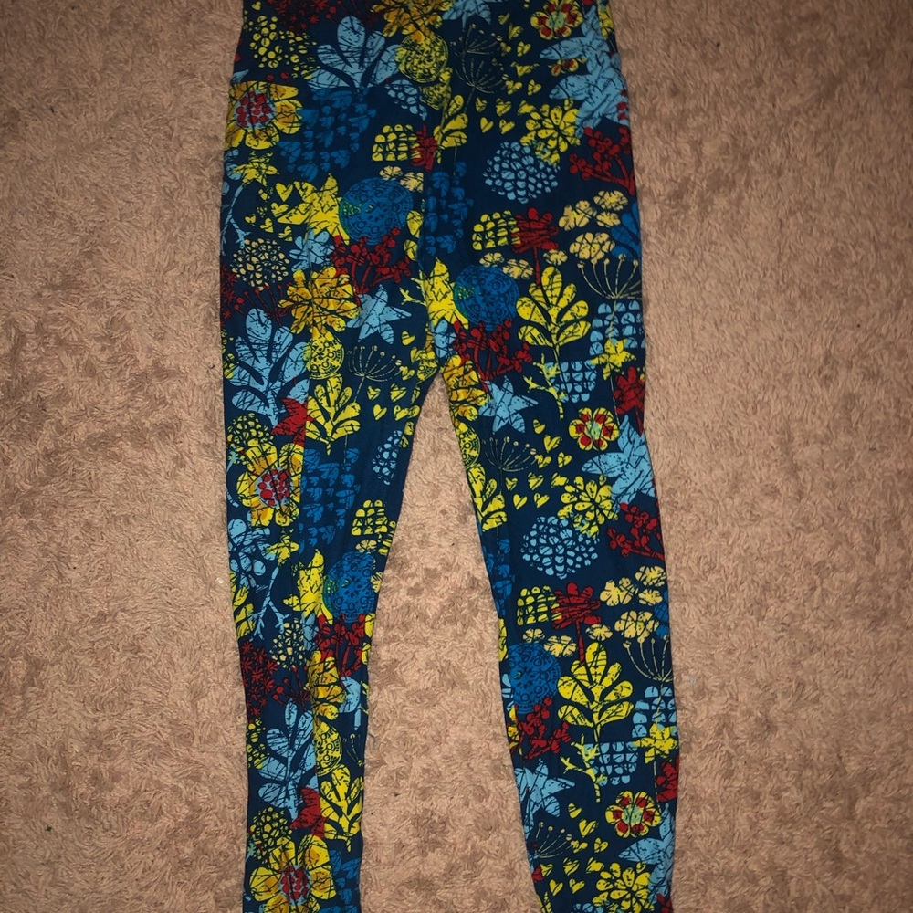 Floral Lularoe leggings